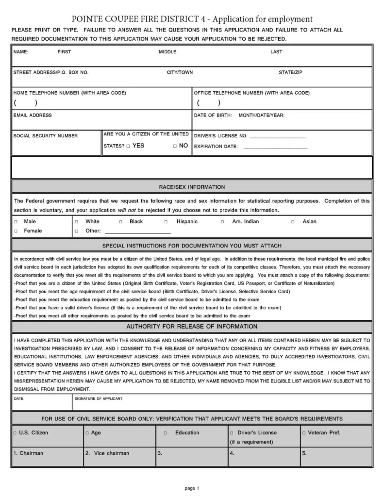pcfd4 employment app cover